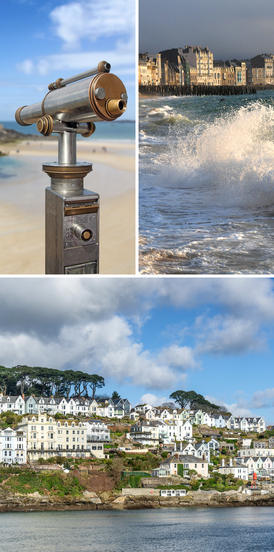 COASTLINES OF CORNWALL & NORTHERN FRANCE